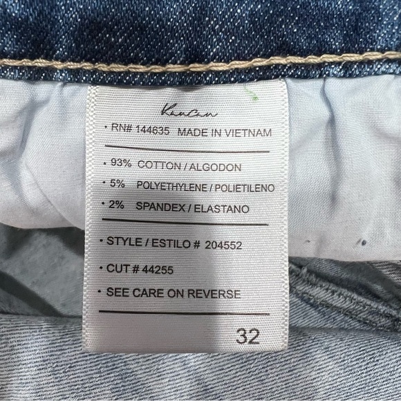 Kancan High Rise Straight Crop Jeans Women’s Size 32x25 NEW - Picture 3 of 8